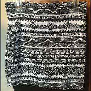 Aztec pattern skirt
